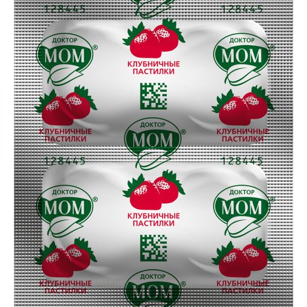 Доктор мом пастилки №20 клубника (Unique pharmaceutical laboratories_1)