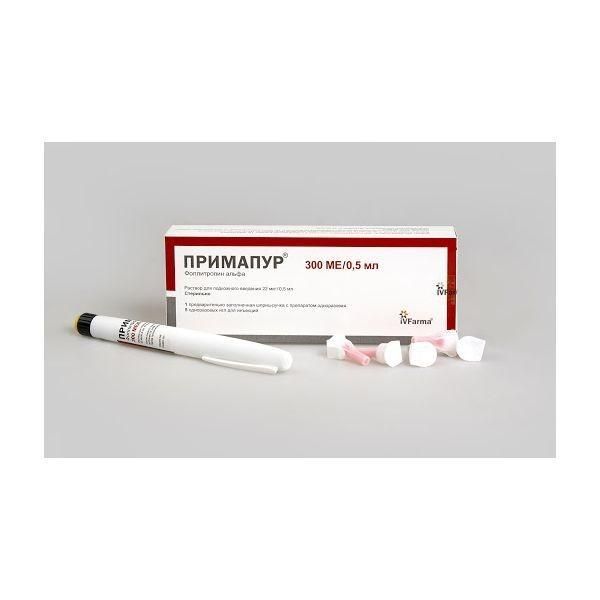 Примапур 22мкг/0.5мл 0,5мл р-р д/ин.п/к. №1 картридж в шприц-ручке (Медсинтез завод ооо_1)
