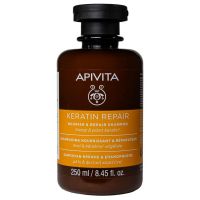Апивита питательный и восстанавливающий шампунь 250мл кератин мед (АПИВИТА)