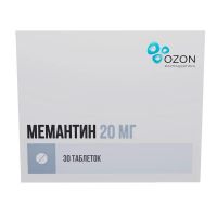Мемантин 20мг таб.п/об.пл. №30 (АТОЛЛ)