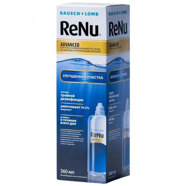 Раствор для линз реню advanced 360мл №1 фл. (Bausch & lomb incorporated)