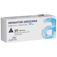 Мемантин 10мг таб.п/об.пл. №30 (АВЕКСИМА)