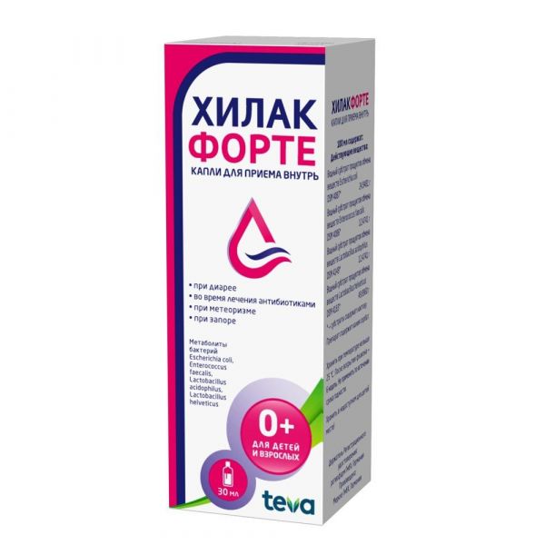 Хилак форте 30мл капли д/пр.внутр. №1 фл.-кап. (Merckle gmbh_2)