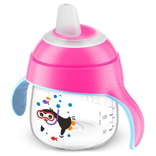 Avent (Авент) чашка-поильник с носиком 200мл с 6 мес. розов. scf751/07 (Philips consumer lifestyle b.v.)