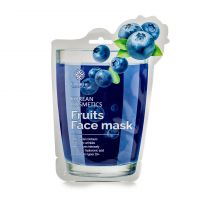 Fabrik cosmetology (фабрик косметолоджи) маска для лица тканевая fruits экстракт черники (OKS COMPANI LIMITED)