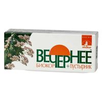 Вечернее плюс валериана+пустырник драже №60 (БИОКОР)