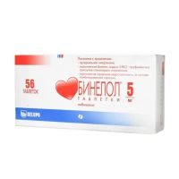 Бинелол 5мг таб. №56 (БЕЛУПО)