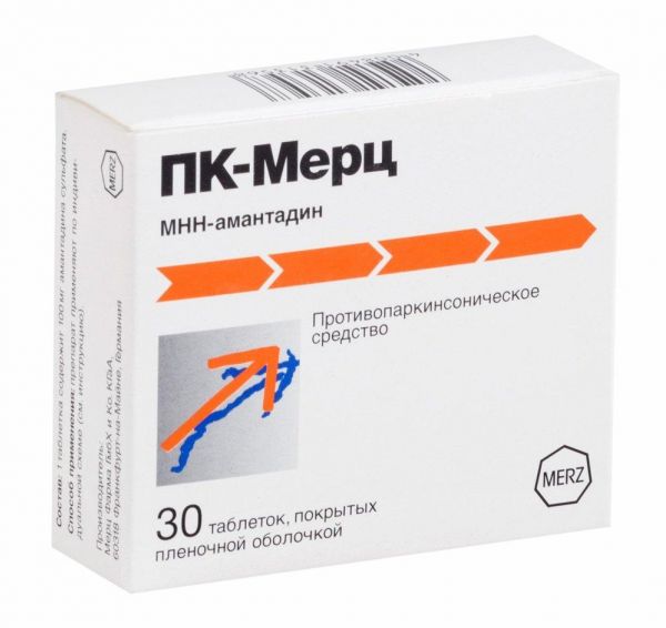 Пк-мерц 100мг таб.п/об.пл. №30 (Klocke pharma-service gmbh/merz pharma gmbh&co_1)