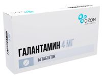 Галантамин 4мг таб.п/об.пл. №14 (АТОЛЛ)