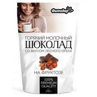 Фитодар шоколад горяч.молочн. 170г пак.заст.  на фрукт. с лесн.орехом (ВИННАЯ КАРТА)