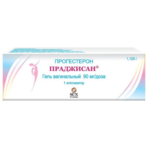 Праджисан 90мг/доза 1,125г гель ваг. аппликатор (Sun pharmaceutical industries ltd.)