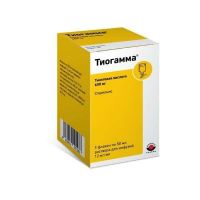 Тиогамма 12мг/мл 50мл р-р д/инф. №1 фл. (ВЕРВАГ ФАРМА)
