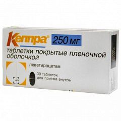 Кеппра 250мг таб.п/об.пл. №30 (Ucb pharma s.a._2)