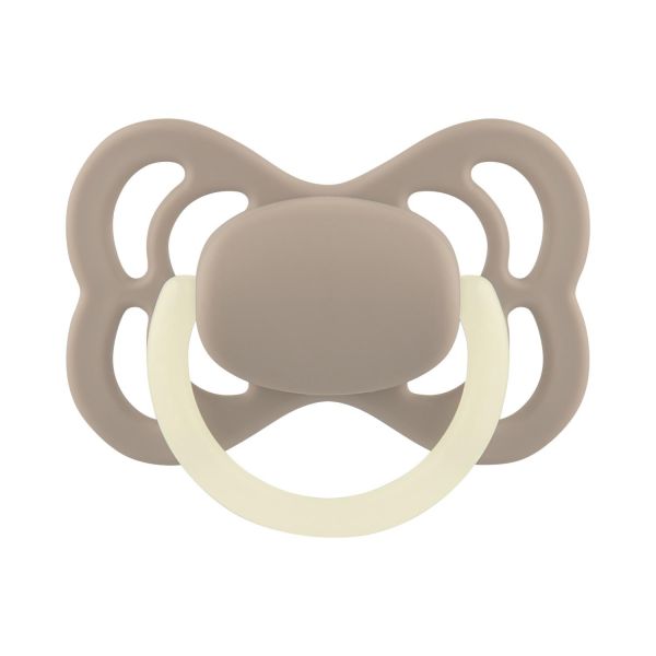 Lubby (Лабби) соска-пустышка №2 силикон.симметрич. светящ.кольцо с 0 мес. 33688 (Амт трейд ооо)