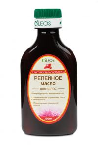 Oleos (олеос) репейное масло для волос 100мл красный перец (ОЛЕОС ООО)