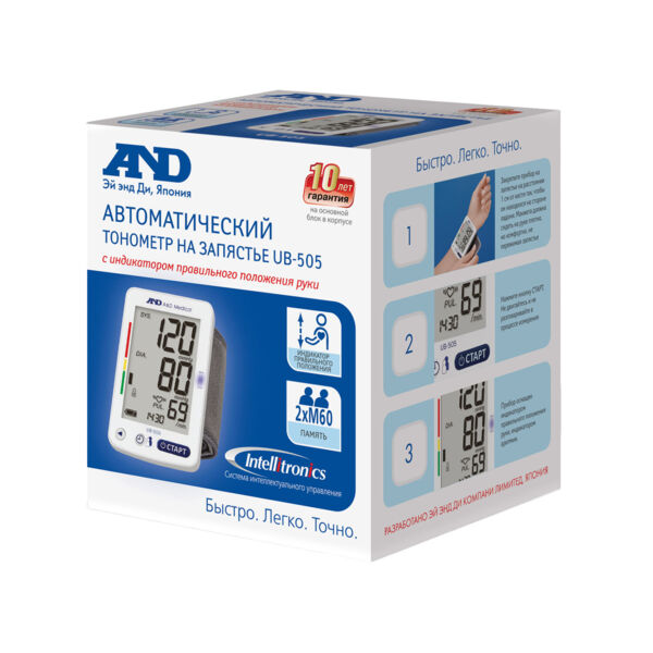 Тонометр and ub-505 автомат н/запястье (A&d company ltd.)