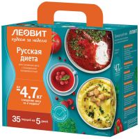 Леовит программа питания русская диета набор 5 дней (ЛЕОВИТ НУТРИО)