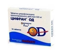 Цифран од 500мг таб.п/об.пл.пролонг. №10 (Sun pharmaceutical industries ltd.)